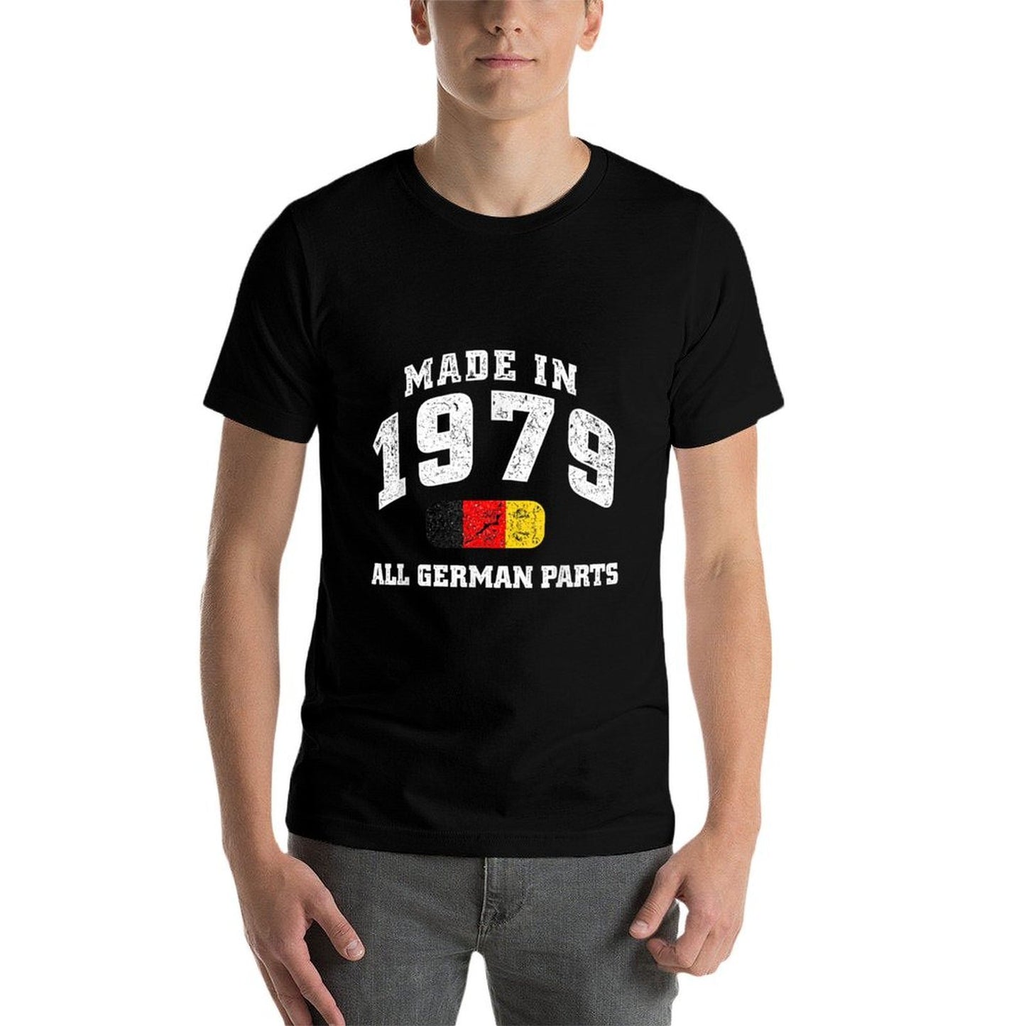 40th Birthday for German Born in 1979  High-quality Stitching T-Shirt