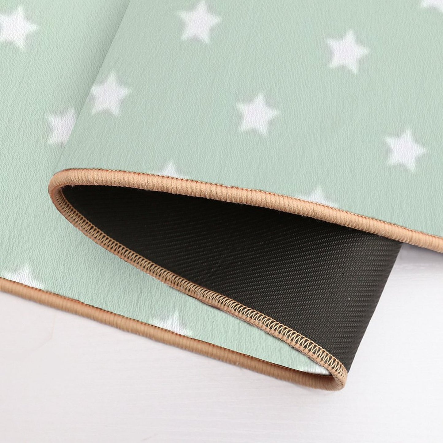 Grandparents Christmas Vintage Pattern - Retro Green Star  Versatile Bath Mat