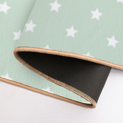 Grandparents Christmas Vintage Pattern - Retro Green Star  Versatile Bath Mat