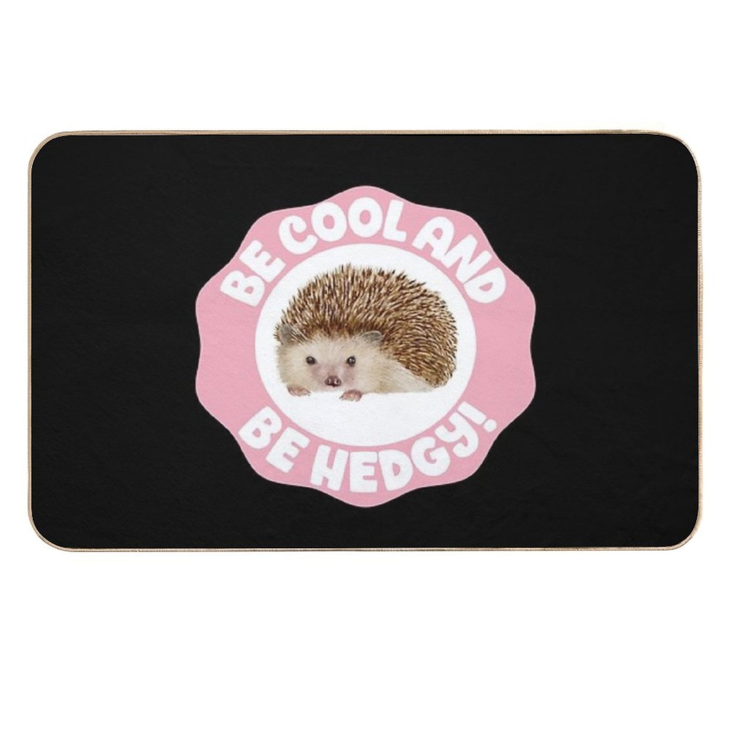 Be Cool And Be Hedgy!  High-Traffic Bath Mat