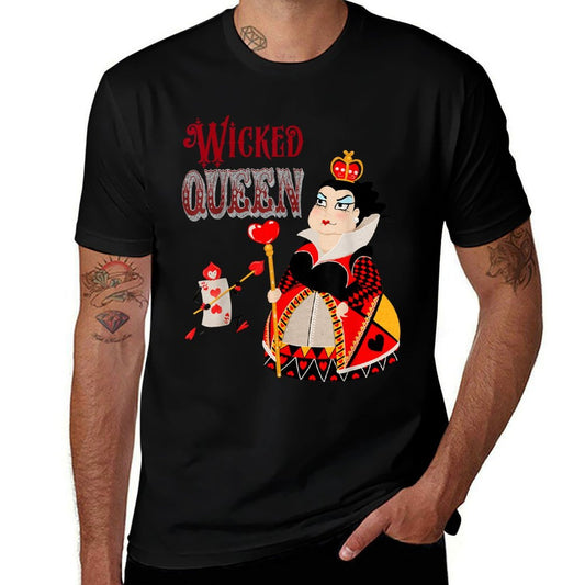 Alice In Wonderland Wicked Queen Of Hearts  Graphic-printed T-Shirt