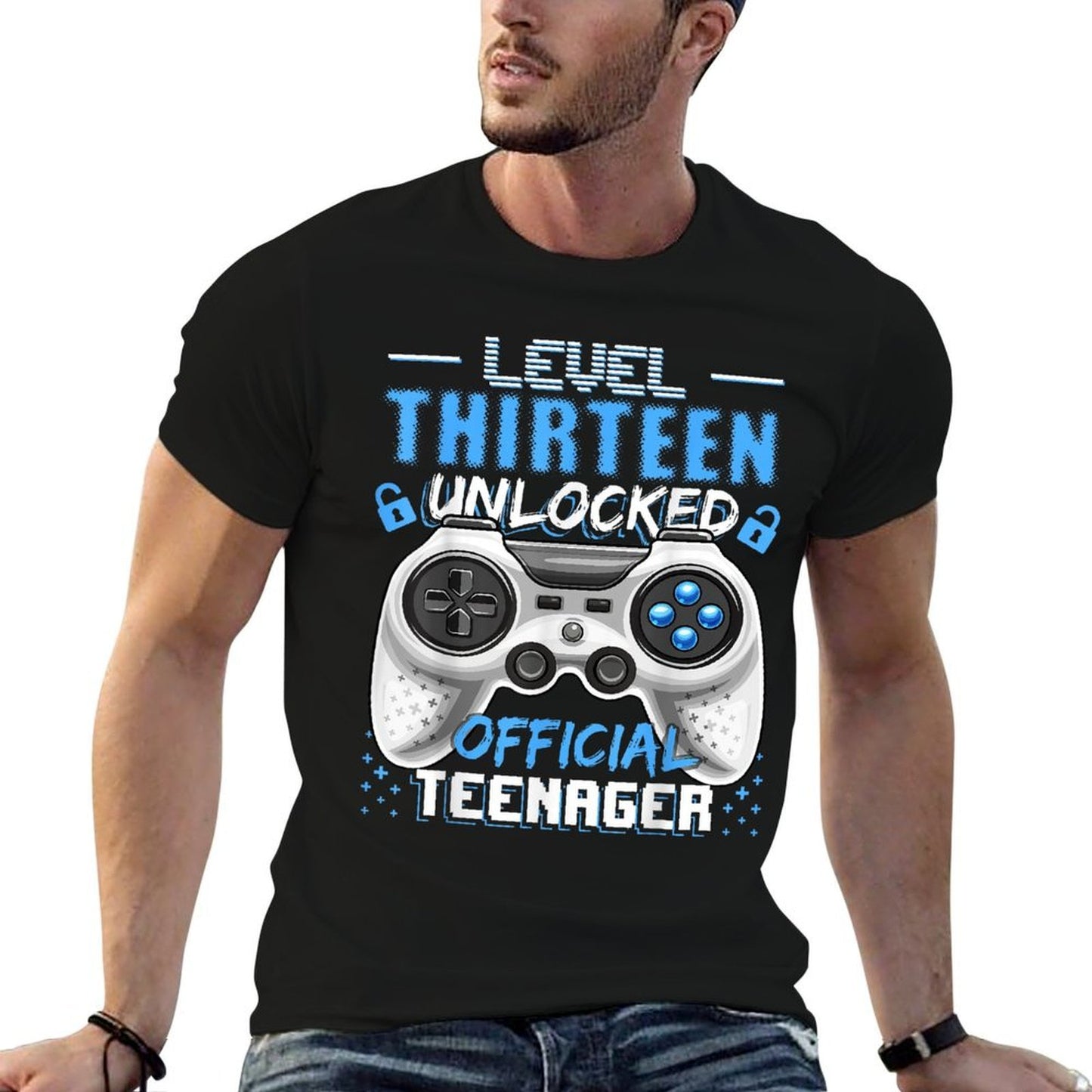 Level 13 Unlocked Officialnager Video Game 13th Birthday  Odor-resistant T-Shirt