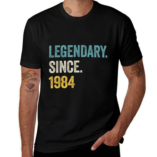 40 Years Old Legendary Since 1984 40th Birthday  Odor-resistant T-Shirt