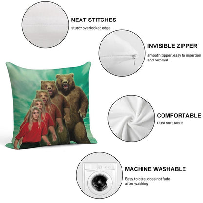 Animorphs #7 The Stranger Cover Artwork by David Mattingly Soft Luxury Feel Throw Pillow