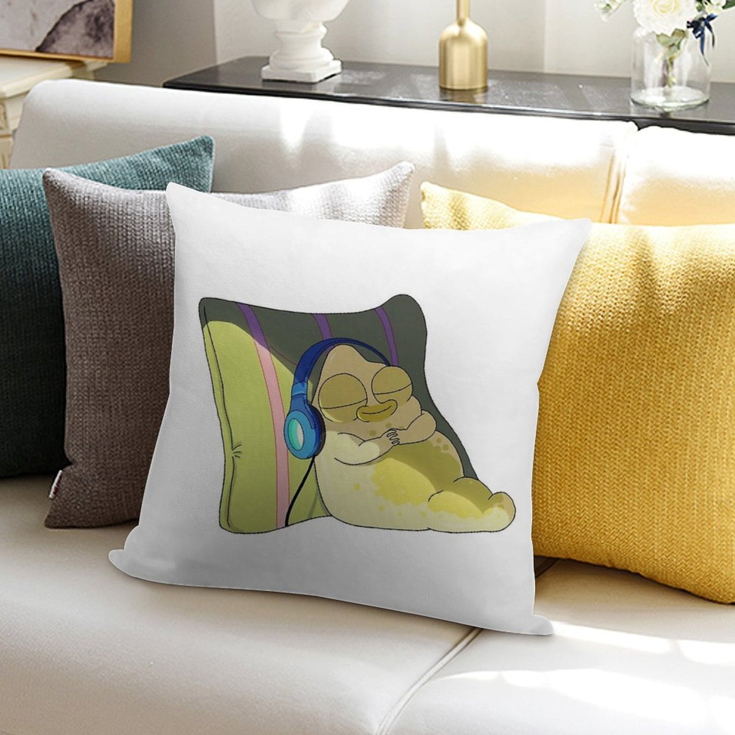 Solar Opposites Pupa Soft Bedroom Essential Throw Pillow