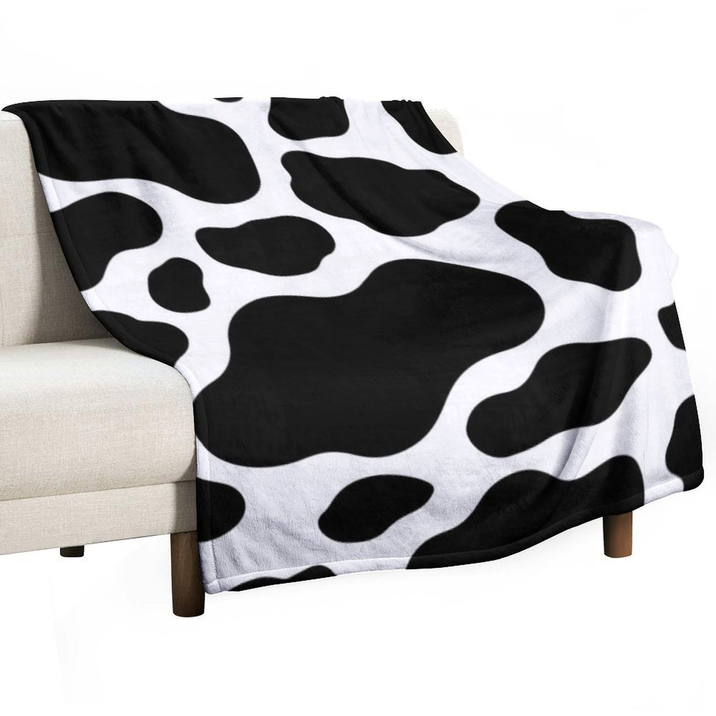 Cow Animal Print Cowboy And Country Ranch Farm Style Durable Throw Blanket