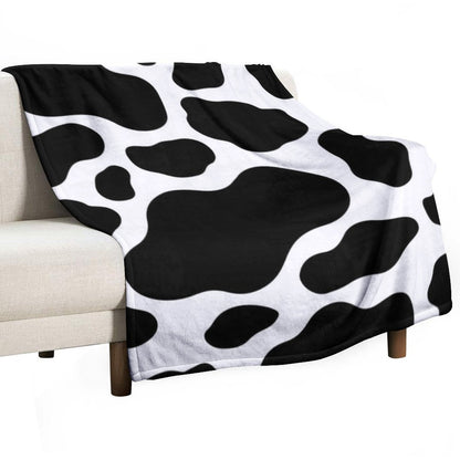 Cow Animal Print Cowboy And Country Ranch Farm Style Durable Throw Blanket