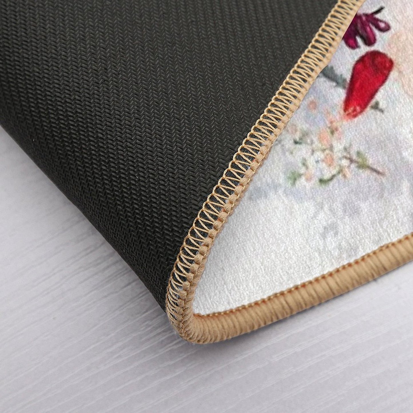 Floral Print Gift Idea for Nature Lovers  Pet-Safe Bath Mat