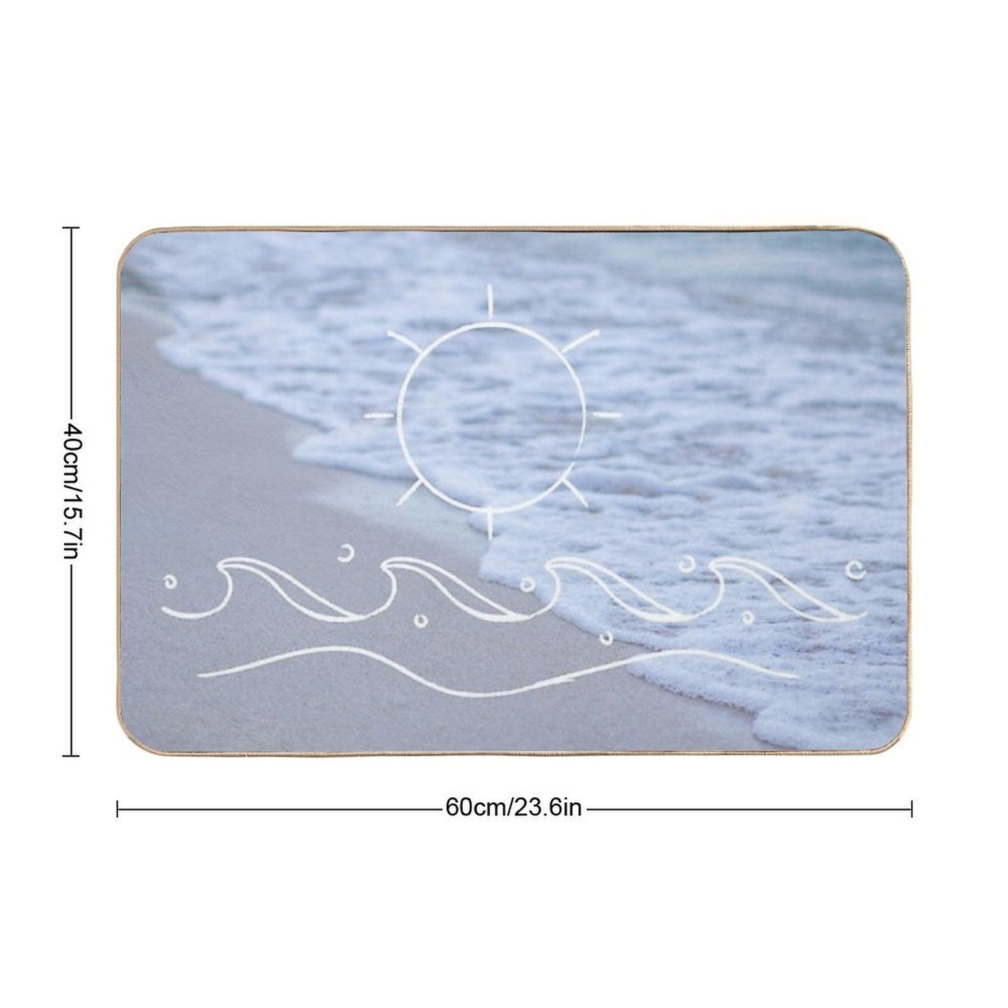 Peace  Anti-Trip Bath Mat