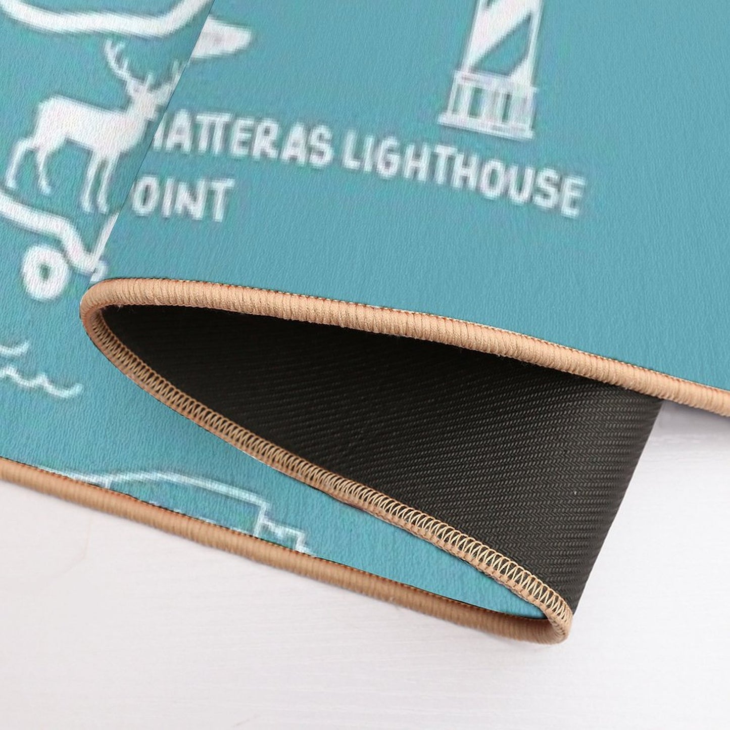 Outer Banks Map  Long-Lasting Bath Mat