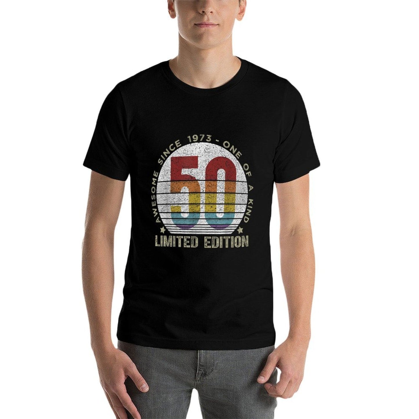 Vintage 1973 50 Year Old Gifts Limited Edition 50th Birthday  Polyester Blend T-Shirt