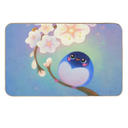 Flower Viewing  Rapid-Drying Bath Mat