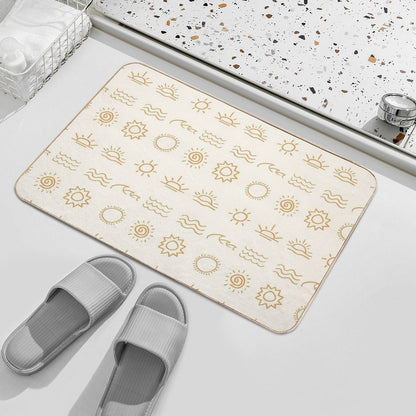 Different Suns Aesthetic  Stain-Proof Bath Mat