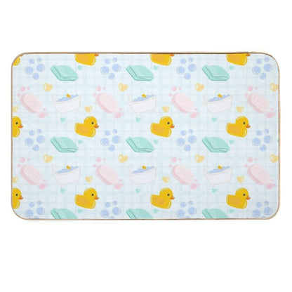 Cute Rubber Ducky Bath Time  Absorbent Bath Mat