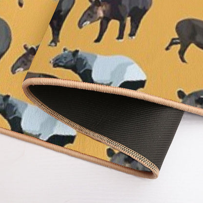 T Is for Tapir  Easy To Clean Bath Mat