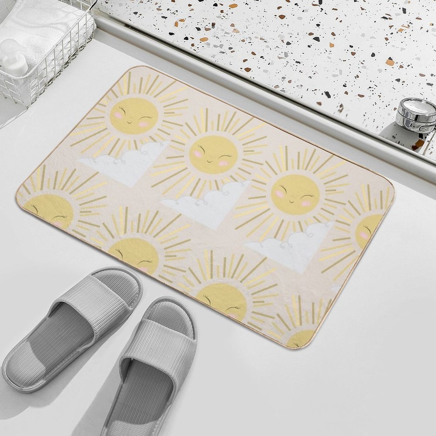 Sun  Slip-Resistant Bath Mat