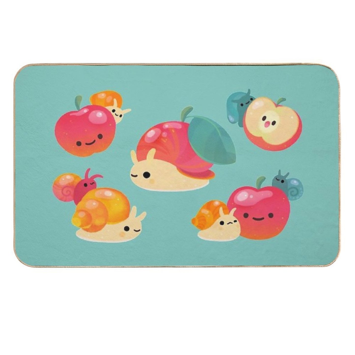 Apple Snail  Easy Maintenance Bath Mat