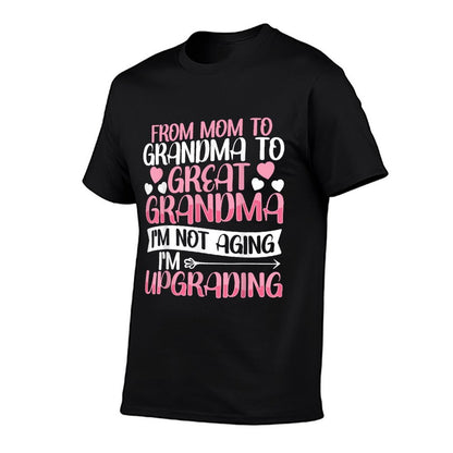 Great Grandmother First Time Great Grandma  Oversized Silhouette T-Shirt