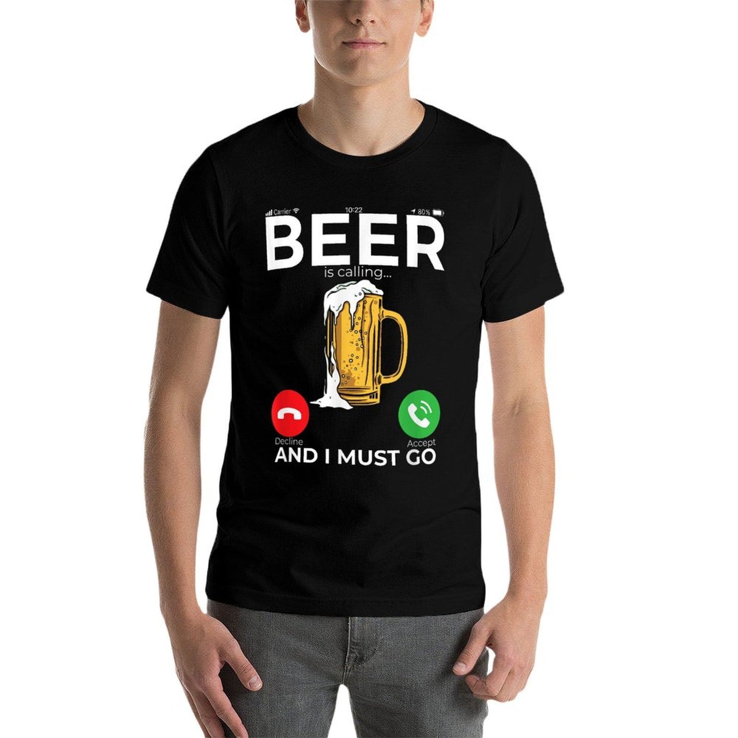 Beer Is Calling And I Must Go  Lightweight T-Shirt