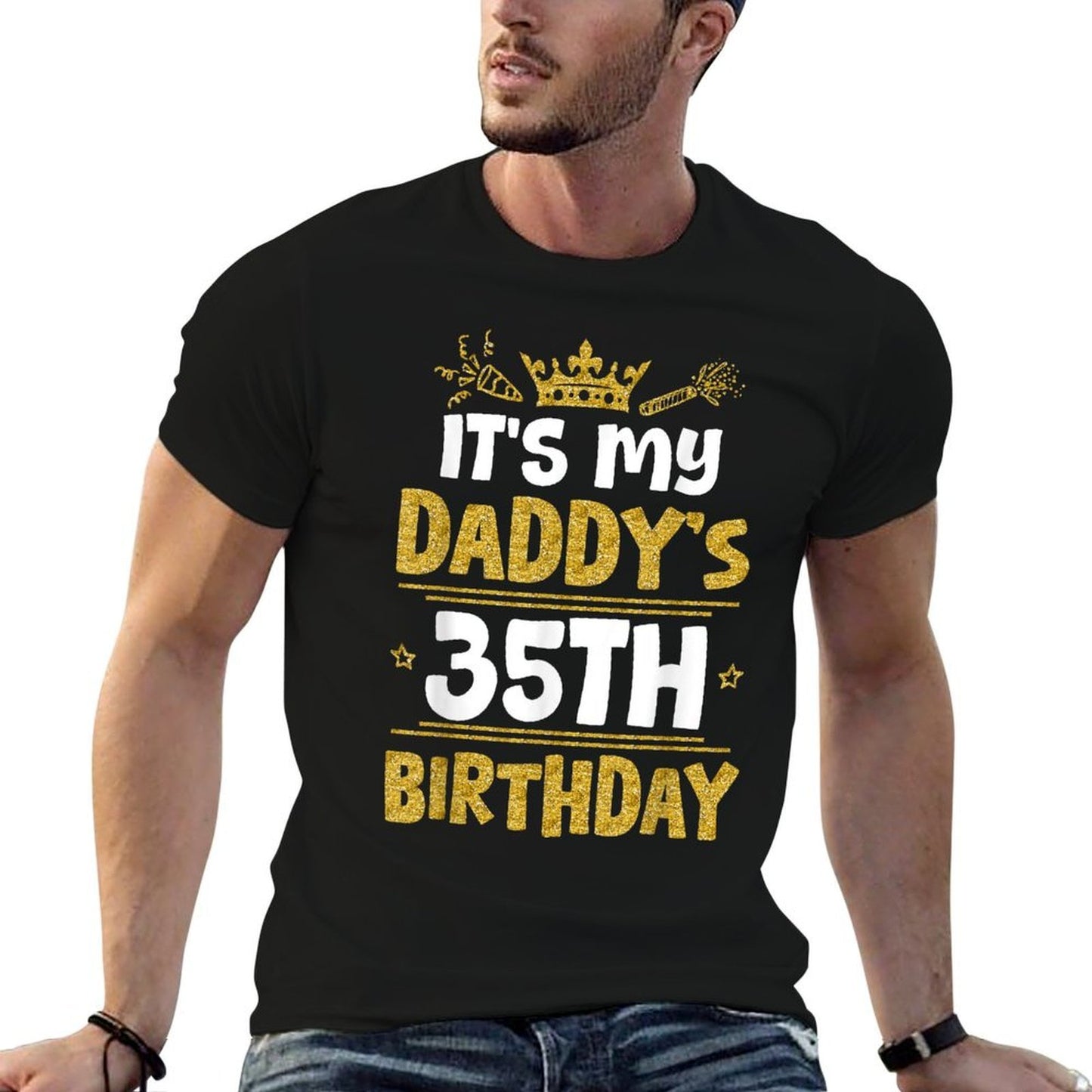 Happy It's My Daddy's 35th Birthday 1990 35 Years Old  Classic T-Shirt