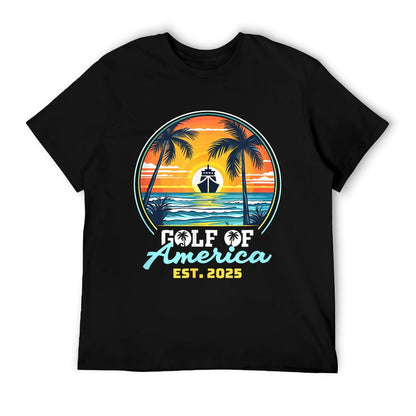 Funny USA America Shirt Gulf Of Us America Est 2025 Eco-friendly Material T-Shirt
