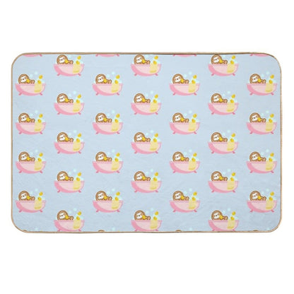 Cute Bubble Bath Sloth  Pet-Safe Bath Mat