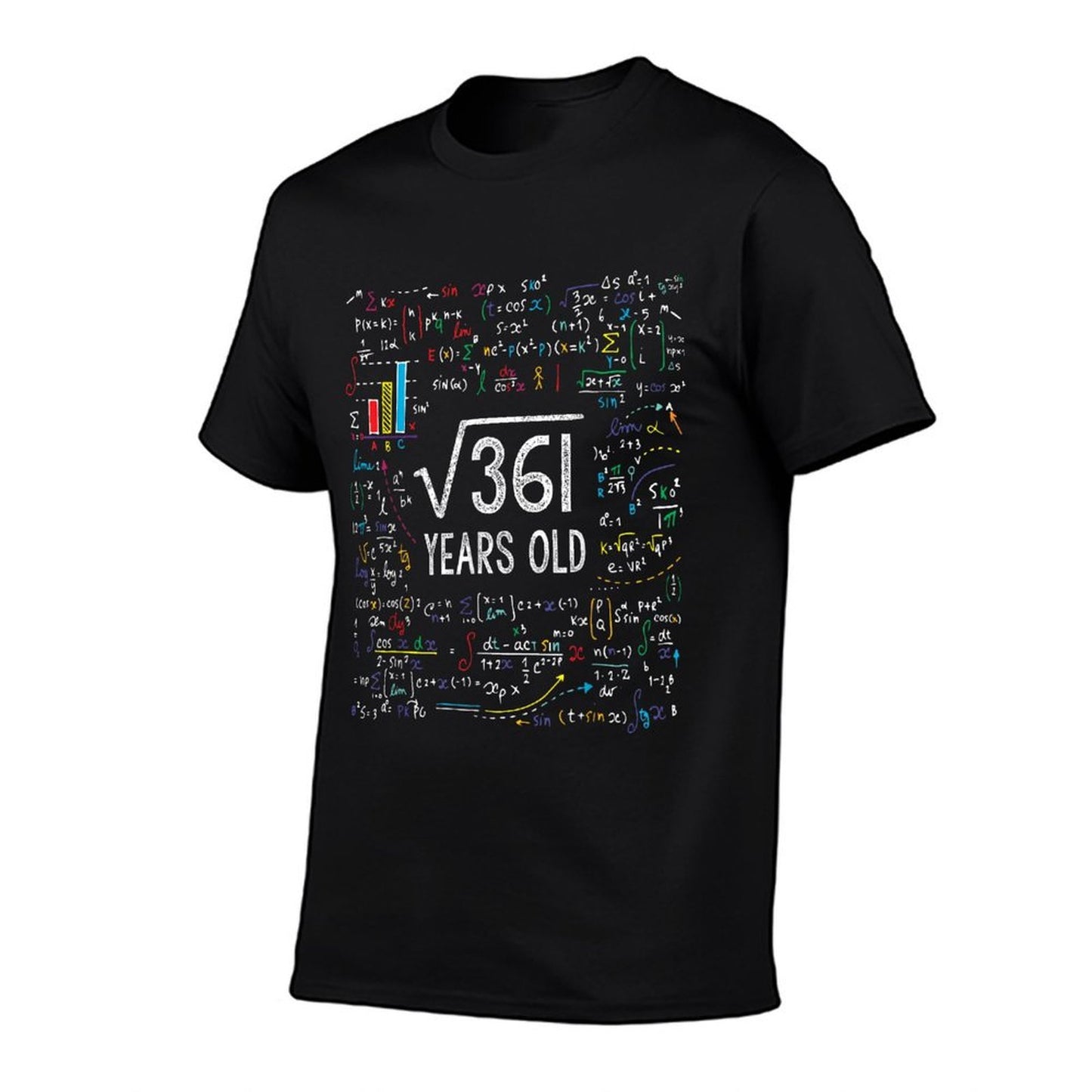 Square Root Of 361 19th Birthday 19 Year Old Gifts Math Bday  Relaxed-fit T-Shirt