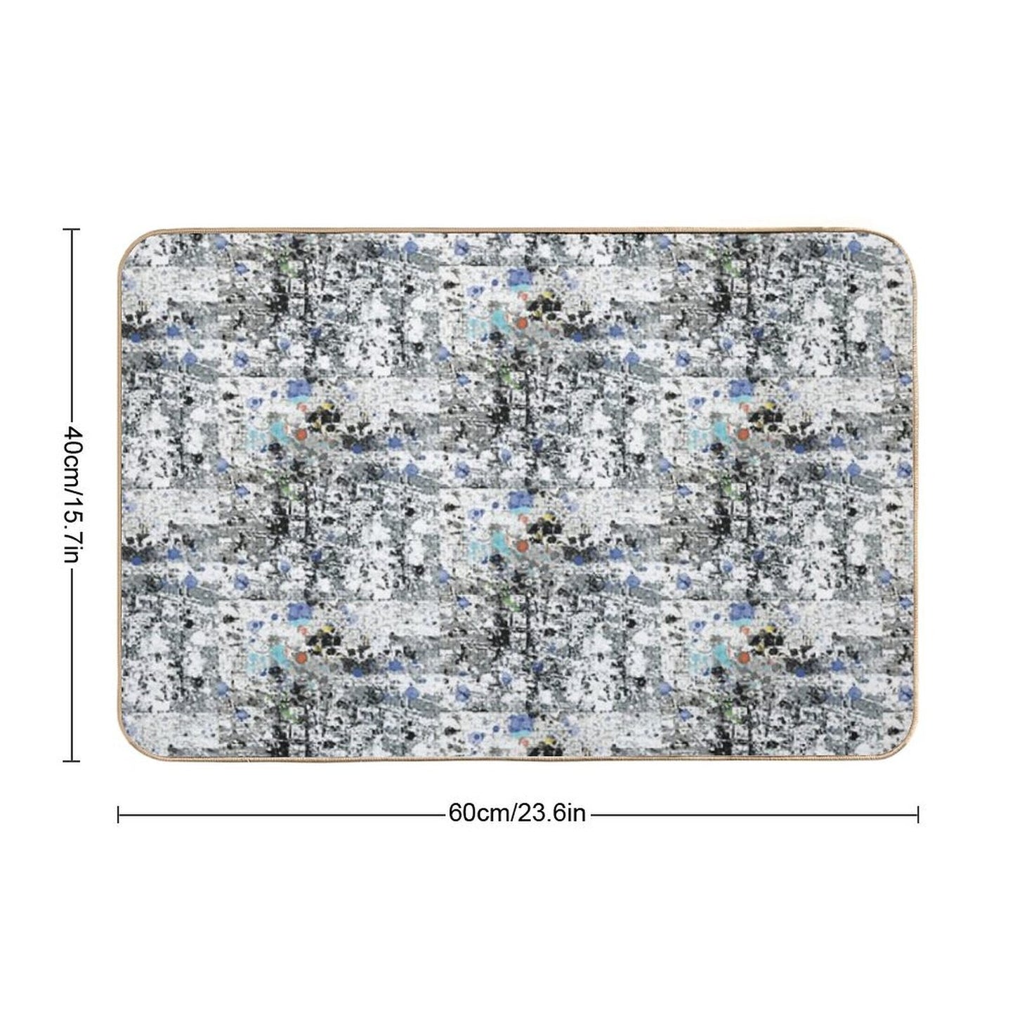 Abstract Confetti  High-Traffic Bath Mat