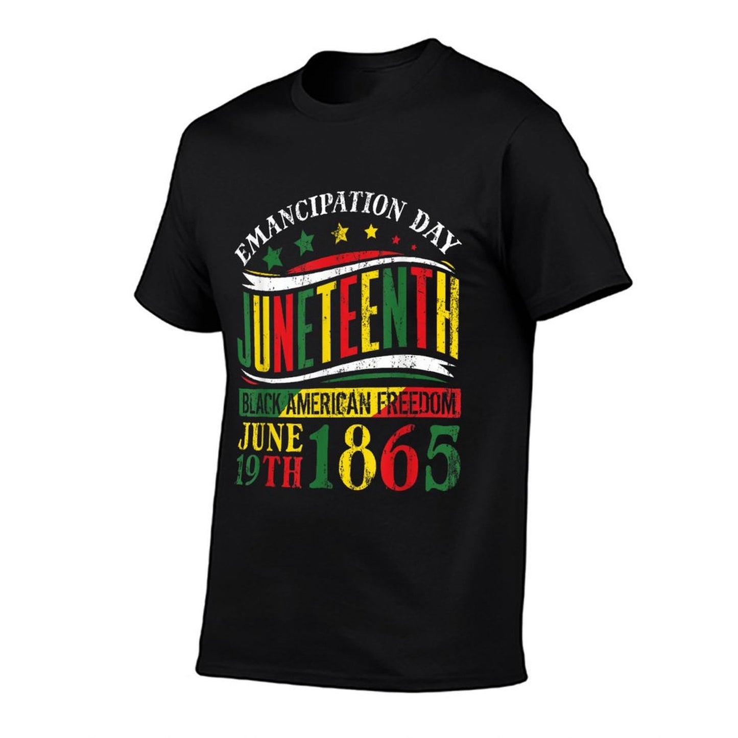 Juneteenth Black History Celebrating Black Freedom 1865  Tagless Design T-Shirt