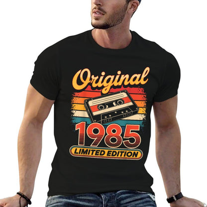 40th Birthday Man Woman 40 Years Decoration 1985 Gift Funny  Eco-friendly Material T-Shirt