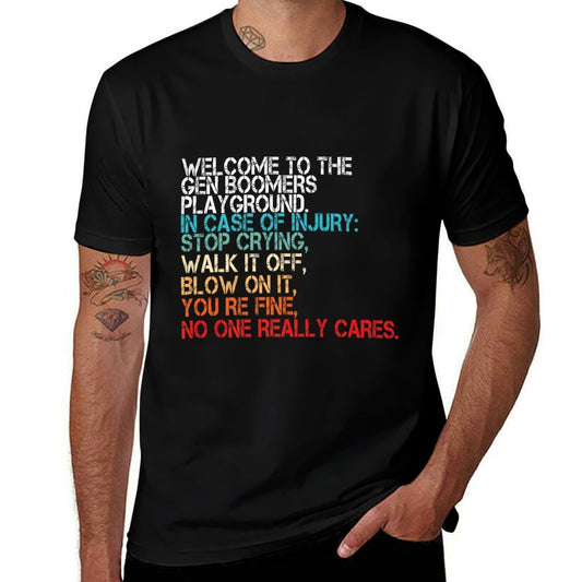 Welcome to The Gen Baby Boomers Playground 1946-1964 Premium  Versatile T-Shirt