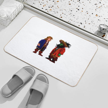 Guybrush  LeChuck (Monkey Island 2)  Easy To Clean Bath Mat