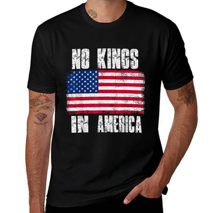 No Kings In America Since 1776 USA  Relaxed-fit T-Shirt