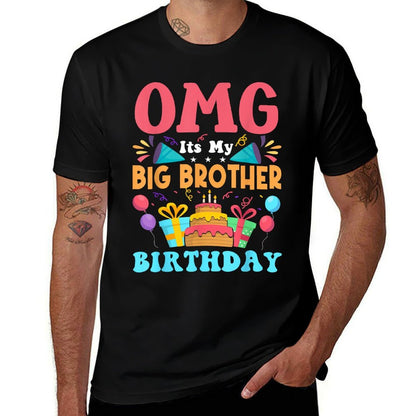 It's My Birthday Big Brother Gift Family Happy Birthday  Slim-fit Cut T-Shirt