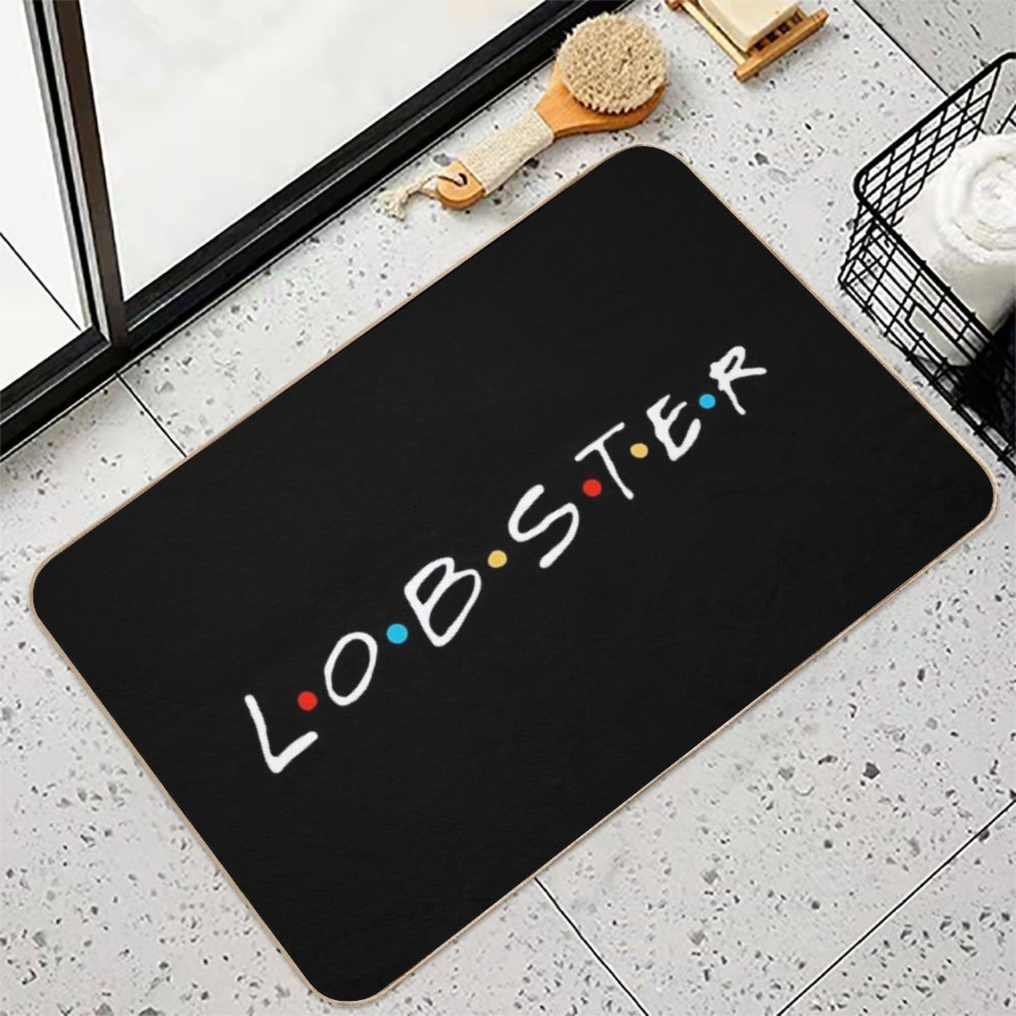 Lobster  Slip-Resistant Bath Mat