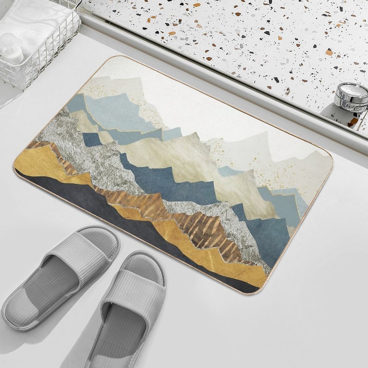 Distant Peaks  Multi-Purpose Bath Mat