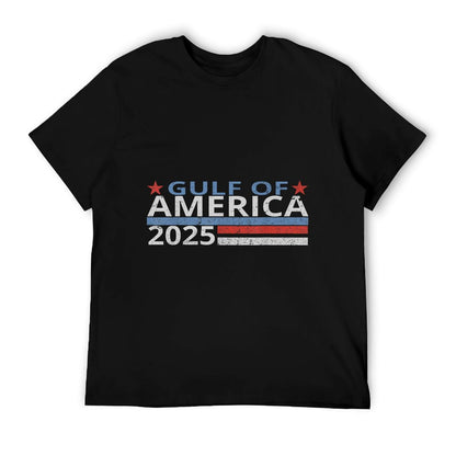 Gulf of USA America Retro Vintage American Flag Men Women Sweatshirt Oversized Silhouette T-Shirt