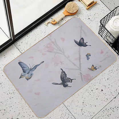 Lovers of The Red Sky Butterfly Fanart  Multi-Purpose Bath Mat