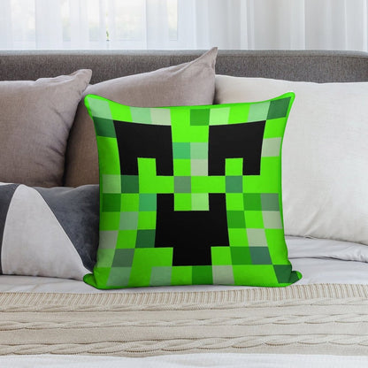 Kawaii Creeper Soft Luxury Feel Throw Pillow