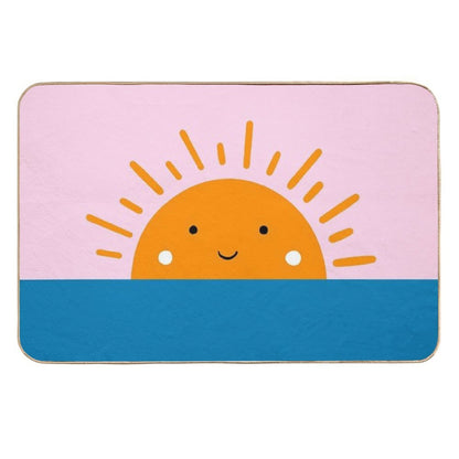Sun on The Sea  Odorless Bath Mat