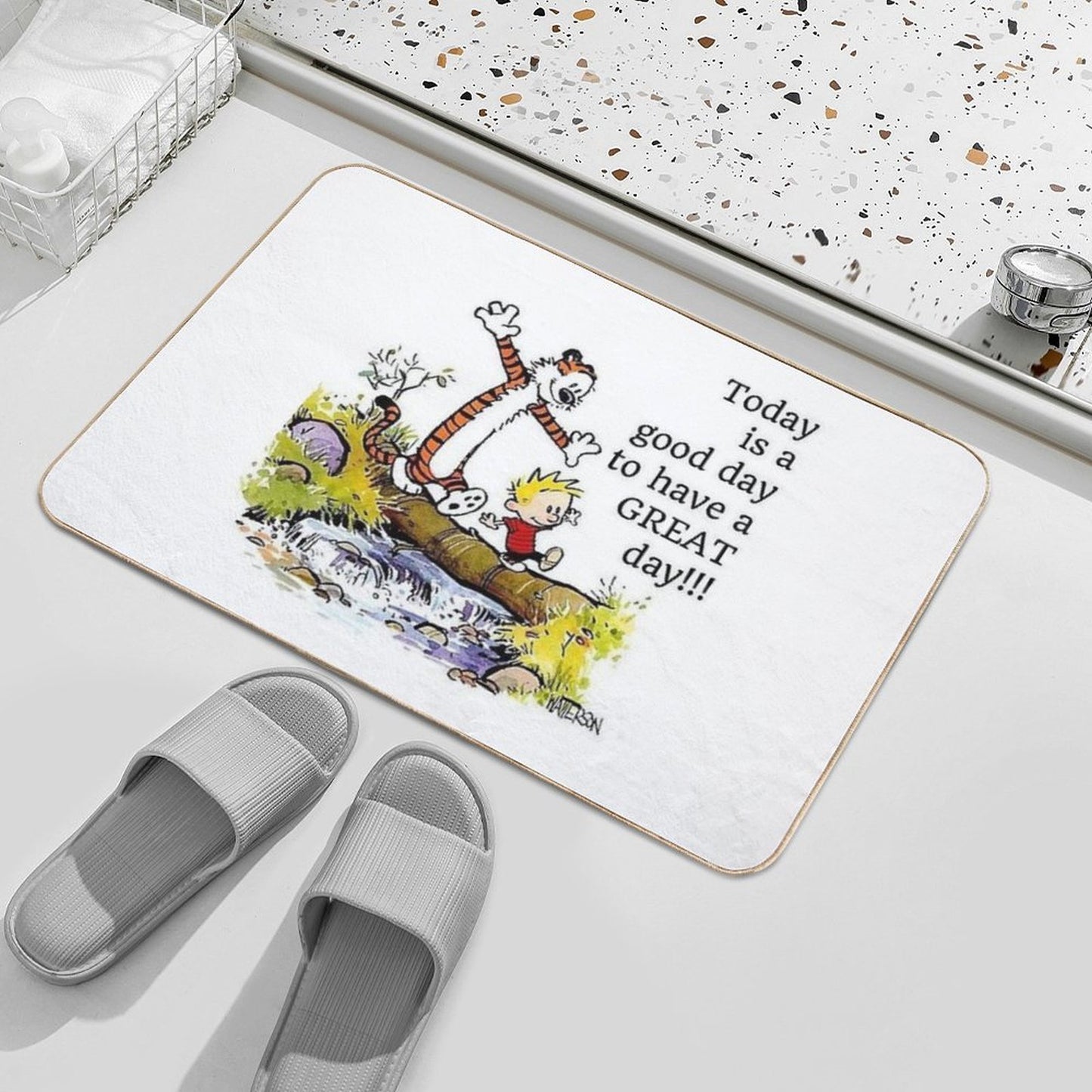 Today Is A Good Day to Have A GREAT Day  Absorbent Bath Mat