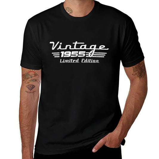 Vintage Limited Edition 1955 70th Birthday  Stretchy T-Shirt