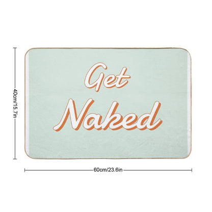 Get Naked Bathroom Art  Anti-Trip Bath Mat