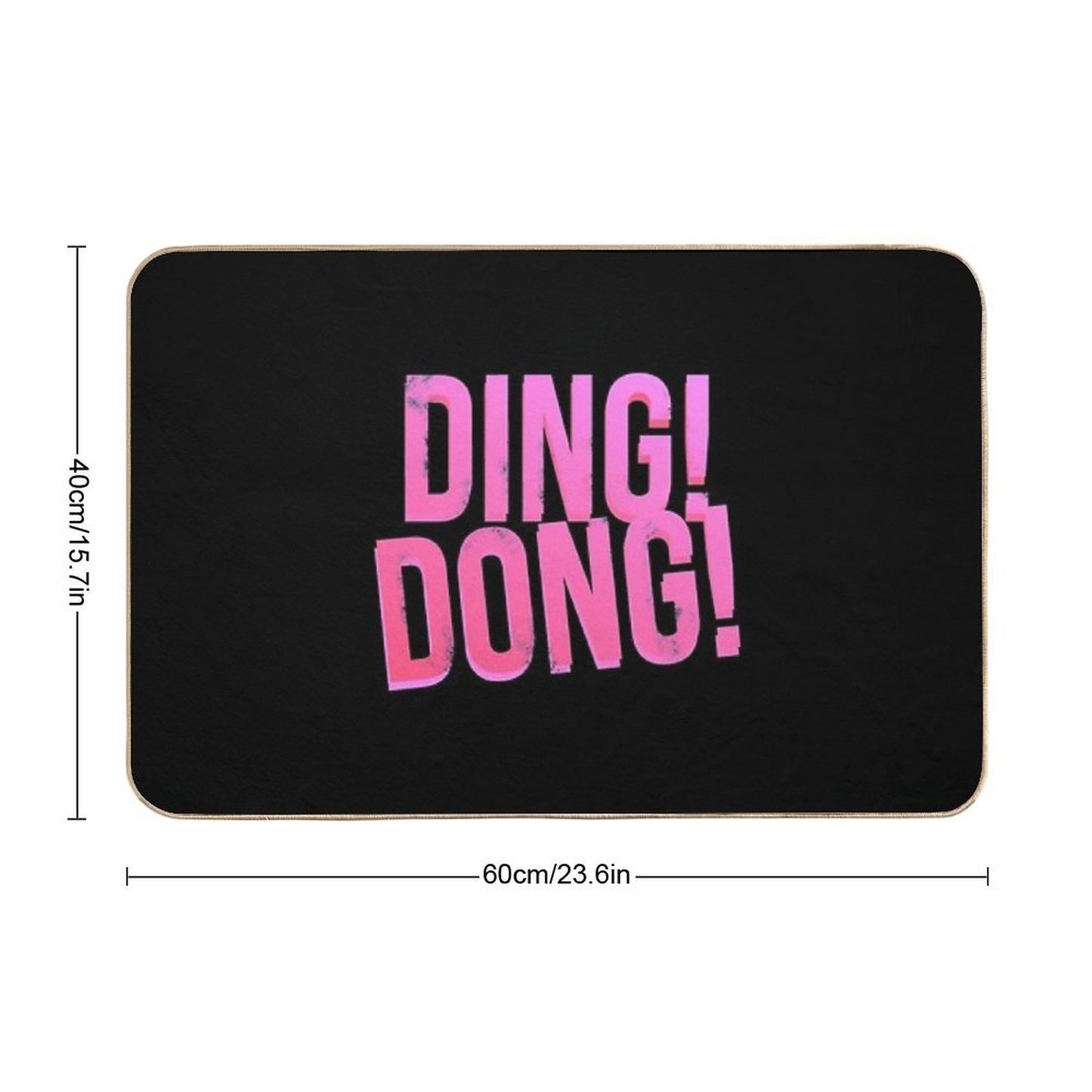 Ding! Dong!  Versatile Bath Mat