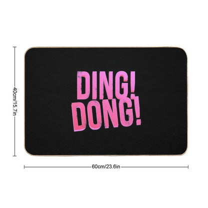 Ding! Dong!  Versatile Bath Mat