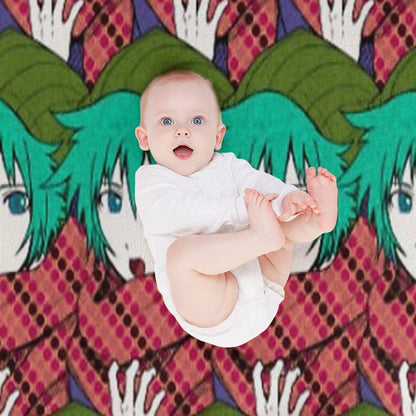 Shin Tsukimi Eco-conscious Throw Blanket