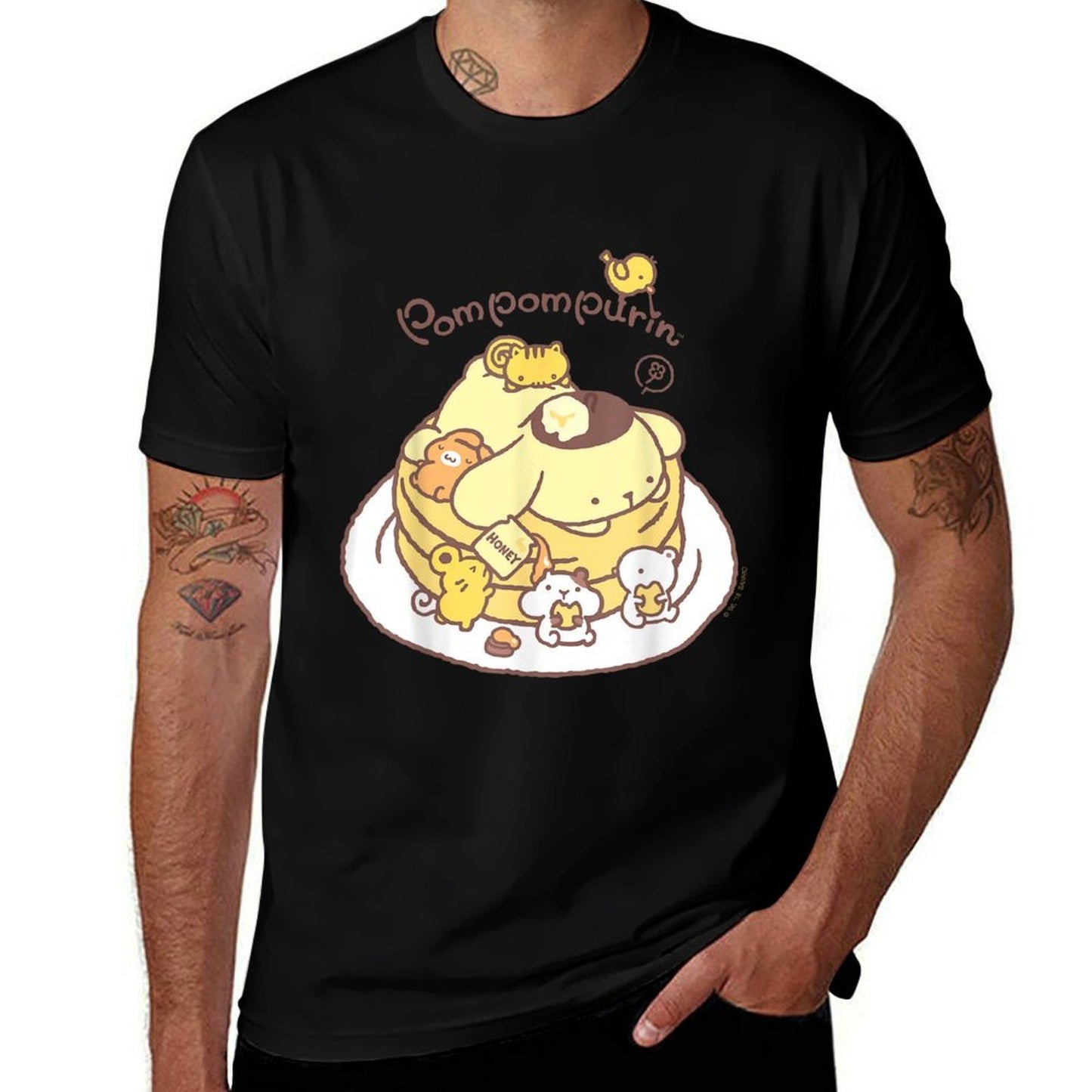 Pompompurin Pancake Friends  Durable T-Shirt