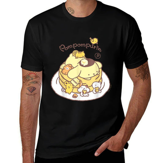 Pompompurin Pancake Friends  Durable T-Shirt