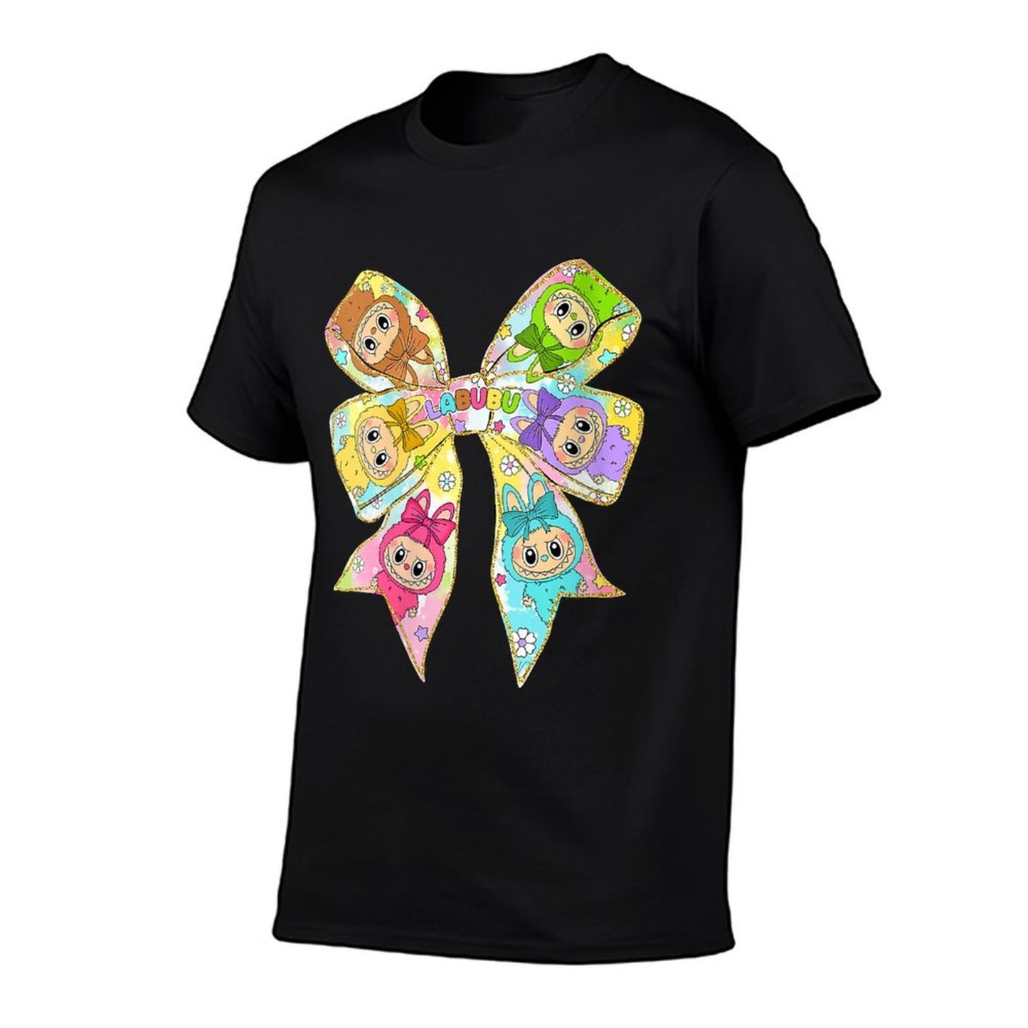Womens Coquette Bow Labubu  Eco-friendly Material T-Shirt