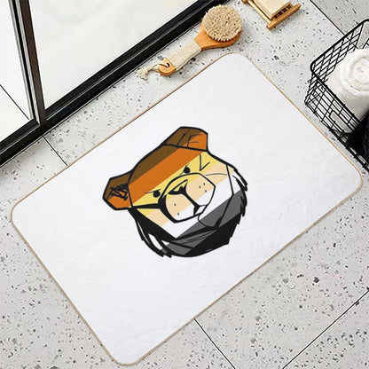 Robust Bear Flag  Toxin-Free Bath Mat